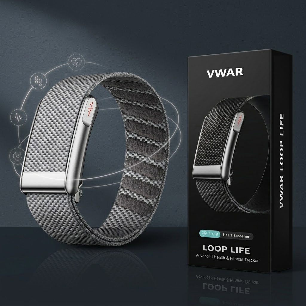 Japanese Lifestyle Called - สายรัดข้อมืออัจฉริยะ VWAR Loop Life Sport Fitness