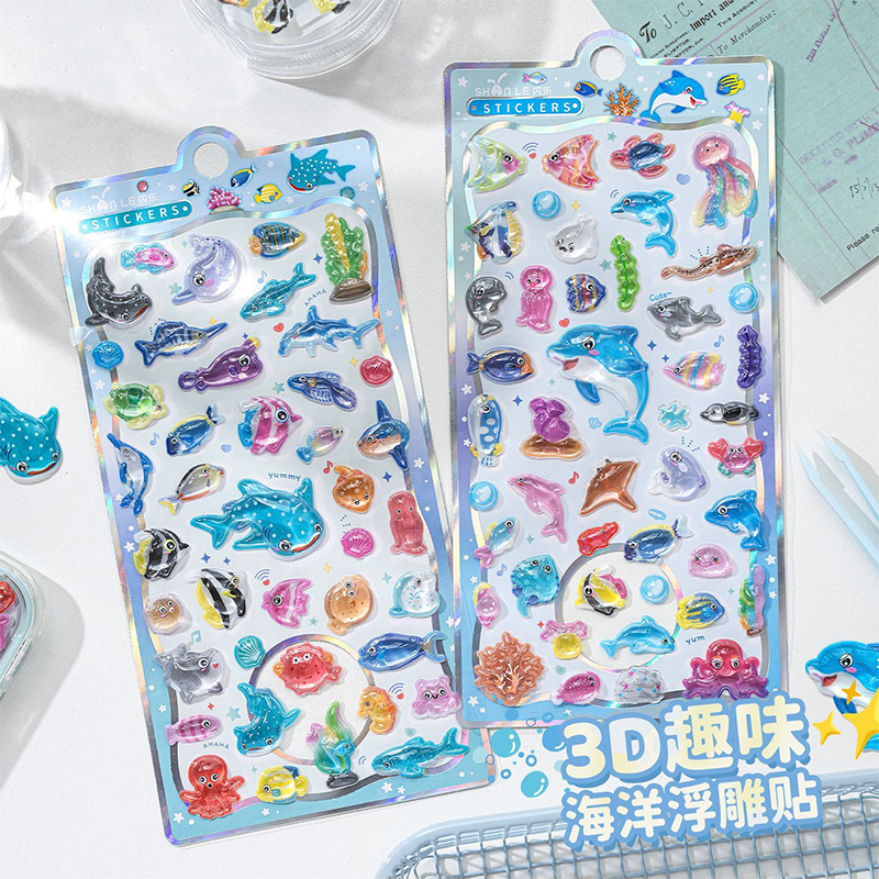 การ์ตูนสไตล์ญี่ปุ่นสัตว์ทะเล 3 - Japanese Lifestyle Products บทวิจารณ์และราคา