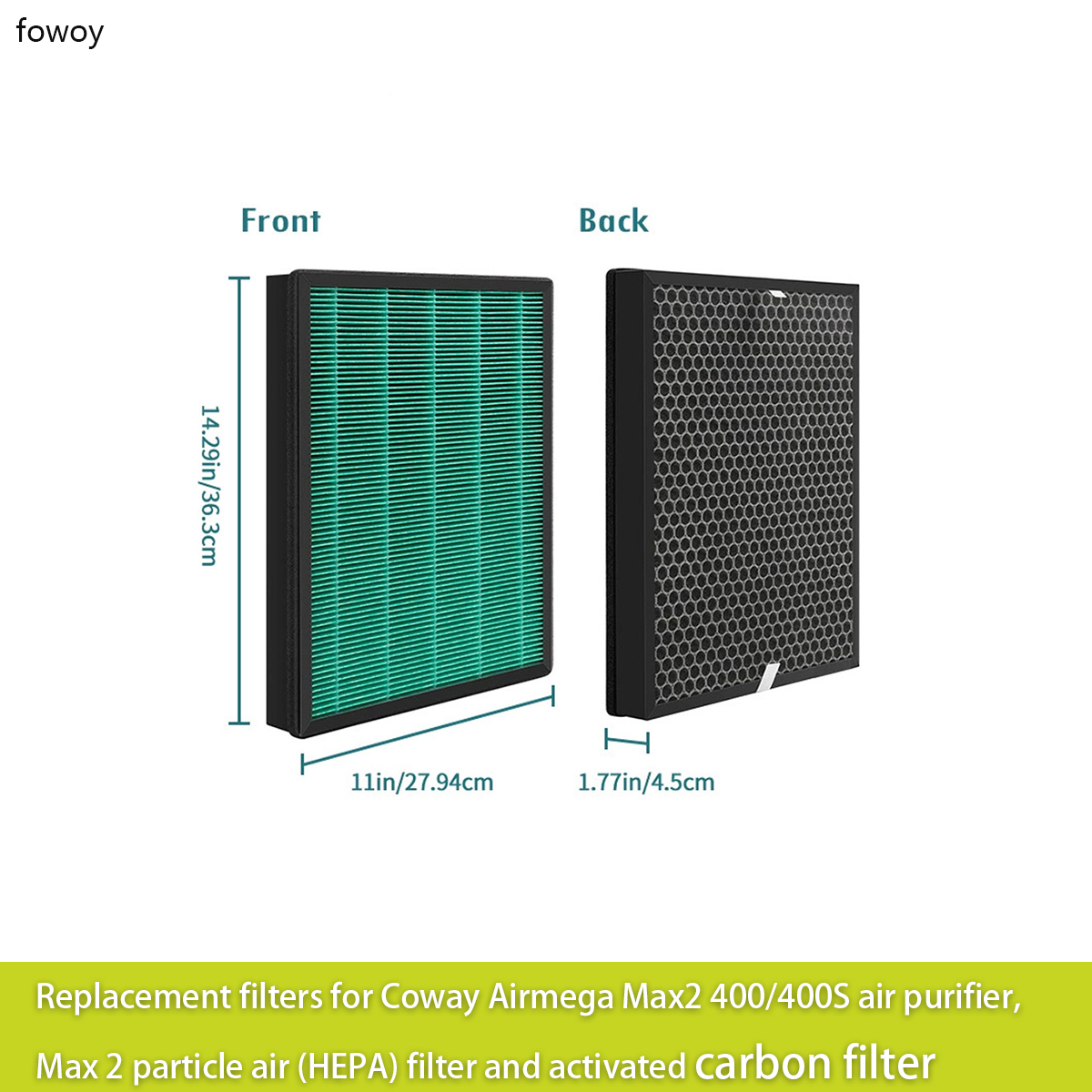ไส้กรองทดแทนสำหรับเครื่องฟอกอา - Coway Air Purifier Airmega 400 บทวิจารณ์และราคา